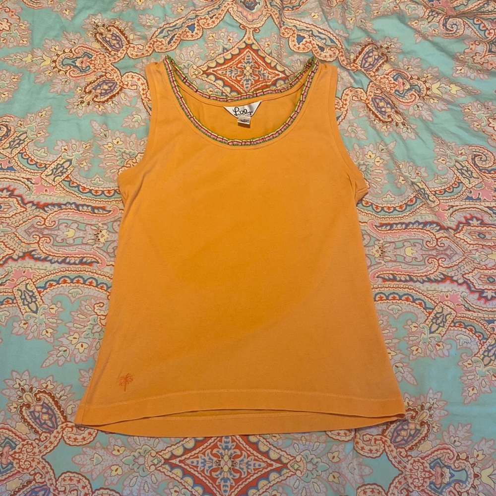 Lilly Pulitzer Orange Tank Top